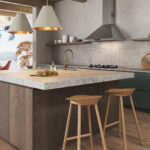 Caesarstone Moorland Fog kitchen