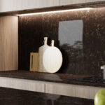 Caesarstone Woodlands Brown Kitchen Worktop