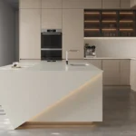 Caesarstone 4600 Organic White kitchen worktop
