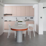 Nordic One-line Kitchen in Caesarstone 4601 Frozen Terra | 3227