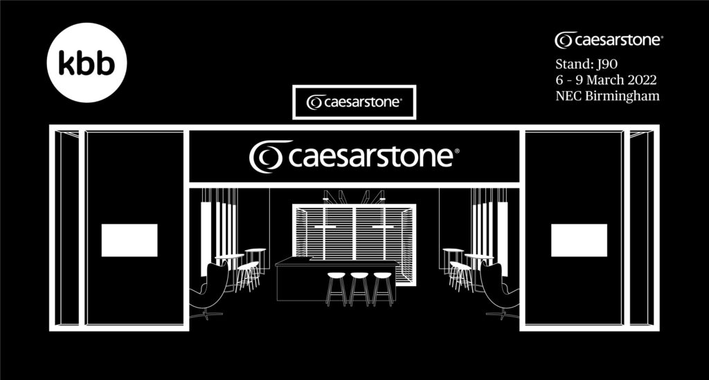 Caesarstone KBB 2022 Exhibition Stand Graphic