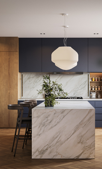 Caesarstone Archetta Porcelain Kitchen Worktop