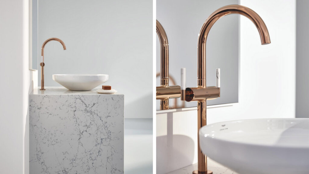 GROHE x Caesarstone - White Attica