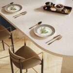 Caesarstone 5212 Taj Royale kitchen worktop close-upe