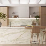 Caesarstone Mirabel Porcelain Kitchen Island