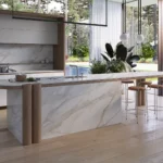 Caesarstone Mirabel Porcelain kitchen island and worktop surface