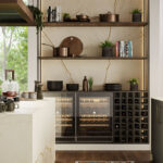 Caesarstone Isobellia White Porcelain Kitchen Worktops and Kitchen Island