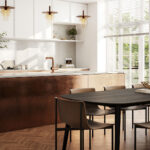 Caesarstone Brillianza Mineral Worktop in a white kitchen