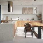 Caesarstone Brillianza Mineral Kitchen worktop and island in a modern kitchen