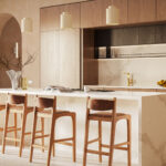 5116 Calacatta Nectar kitchen worktop in a modern kitchen