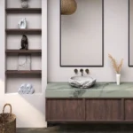 Caesarstone Ocean Sage Bathroom Vanity
