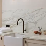 Caesarstone Mirabel porcelain worktops and splashback