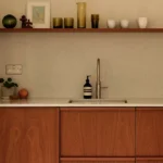 Caesarstone London Grey Kitchen worktops in a contemporary kitchen