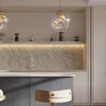 Caesarstone 582 Dolcivio white porcelain kitchen worktop