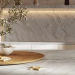 Caesarstone 582 Dolcivio white porcelain kitchen worktop